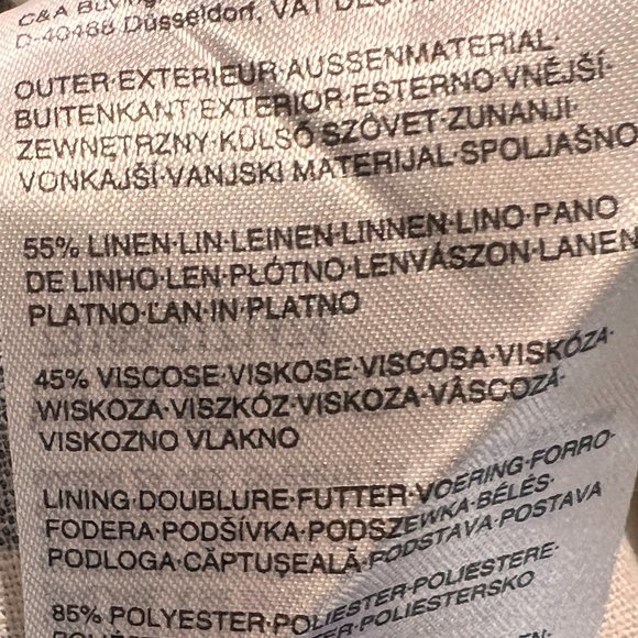 White and Black V-Neck Sundress - Picture 16 of 16